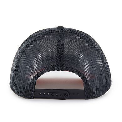 Men's '47 Navy Atlanta Braves Hardline Trucker Adjustable Hat