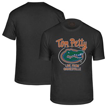 Men's Original Retro Brand Tom Petty Black Florida Gators Black Label T-Shirt
