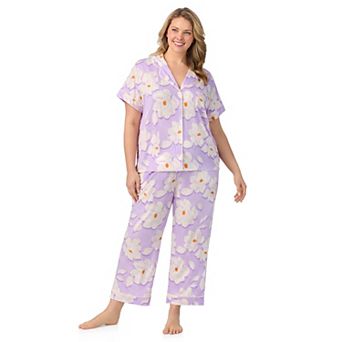 Plus Size Draper James Cozy Short Sleeve Notch Pajama Top & Pajama Pants Set