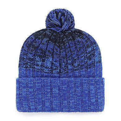 Youth '47 Royal Toronto Blue Jays Cascade Cuffed Knit Hat with Pom