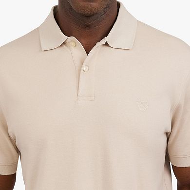Men's Chaps Short Sleeve Solid Interlock Polo