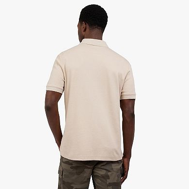 Men's Chaps Short Sleeve Solid Interlock Polo