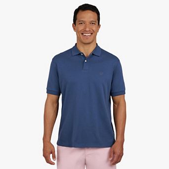 Men's Chaps Short Sleeve Solid Interlock Polo