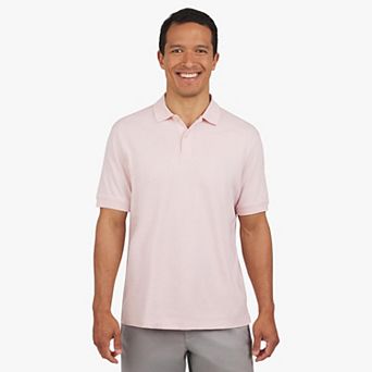 Men's Chaps Short Sleeve Solid Interlock Polo