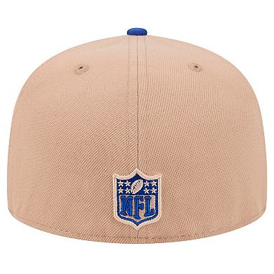 Men's New Era Tan Buffalo Bills Logo Main 59FIFTY Fitted Hat