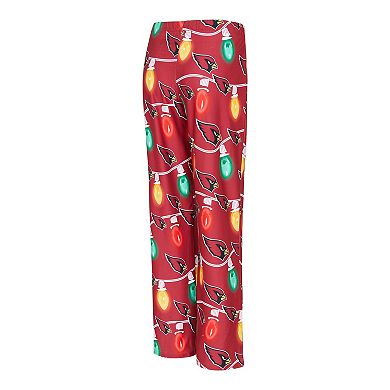 Women's Concepts Sport Arizona Cardinals Garland Knit Raglan Long Sleeve T-Shirt & Pants Set