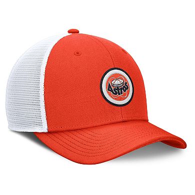 Men's Nike Orange Houston Astros Cooperstown Collection Rise Trucker Adjustable Hat