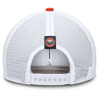 Men's Nike Orange Houston Astros Cooperstown Collection Rise Trucker Adjustable Hat