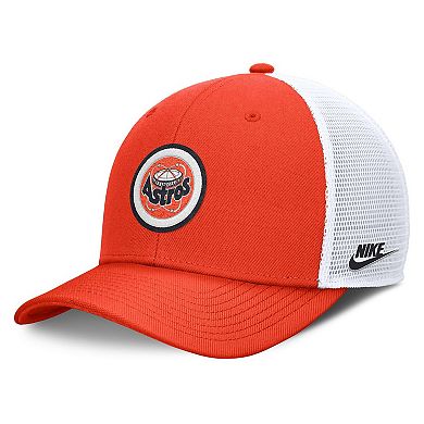 Men's Nike Orange Houston Astros Cooperstown Collection Rise Trucker Adjustable Hat