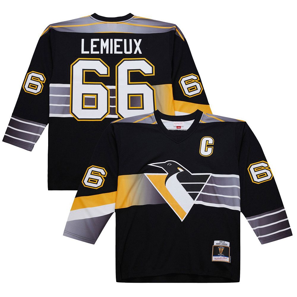 Men's Mario Lemieux Black Pittsburgh Penguins 1996-97 Power Play