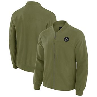 Men's J. Palmer Green Dallas Cowboys Lightweight Cover-4 Tri-Blend Full-Zip Jacket