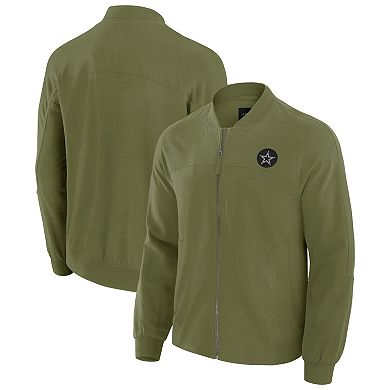 Men's J. Palmer Green Dallas Cowboys Lightweight Cover-4 Tri-Blend Full-Zip Jacket