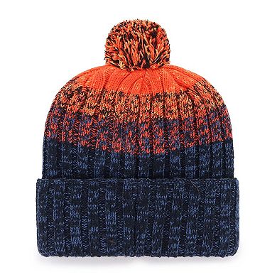 Men's '47 Navy Detroit Tigers Cascade Cuffed Knit Hat with Pom
