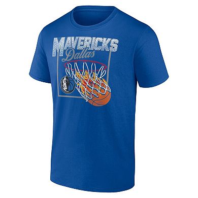 Men's Blue Dallas Mavericks Alley Oop T-Shirt