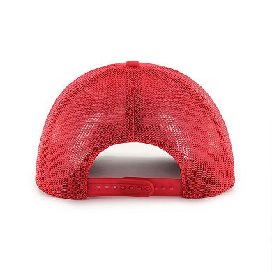 Men's '47 Red Cincinnati Reds Hardline Trucker Adjustable Hat