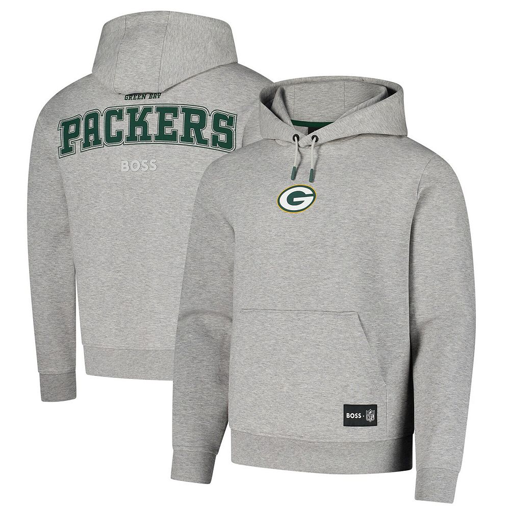 Unisex Hugo Boss Heather Gray Green Bay Packers Woodson Tri-Blend