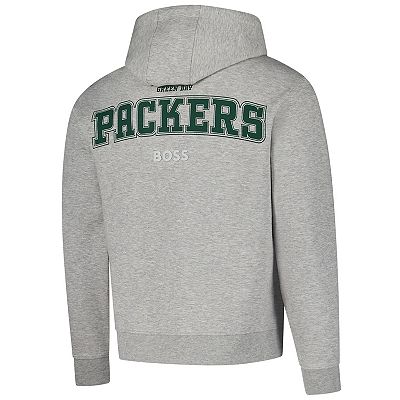 Unisex Hugo Boss Heather Gray Green Bay Packers Woodson Tri-Blend