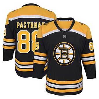 Youth David Pastrnak Black Boston Bruins Home Replica Player Jersey
