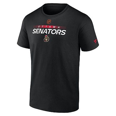 Men's Fanatics Black Ottawa Senators Special Edition 2.0 Authentic Pro T-Shirt