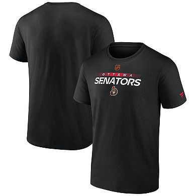 Men's Fanatics Black Ottawa Senators Special Edition 2.0 Authentic Pro T-Shirt
