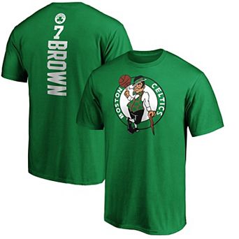 Men's Jaylen Brown Kelly Green Boston Celtics Playmaker Name & Number T-Shirt
