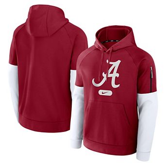Men's Nike Crimson Alabama Crimson Tide Fitness Performance Pullover Hoodie