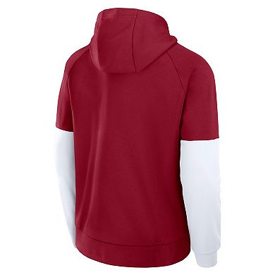 Men's Nike Crimson Alabama Crimson Tide Fitness Performance Pullover Hoodie