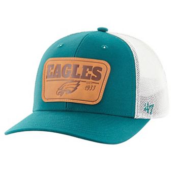 Men's '47 Green Philadelphia Eagles Thrash Structured Stretch Fit Hat