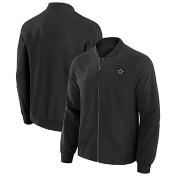 Men's J. Palmer Black Dallas Cowboys Lightweight Cover-4 Tri-Blend Full-Zip Jacket