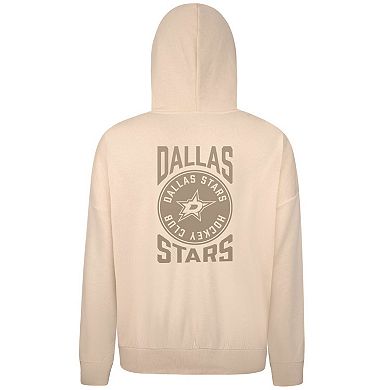 Men's Levelwear Cream Dallas Stars Contact Stamp Pullover Hoodie