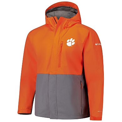 Men's Columbia Orange Clemson Tigers Field Bound Omni-Tech�� Full-Zip Jacket