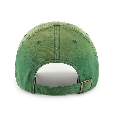 Men's '47 Green New York Jets Dusted Relaxed Clean Up Adjustable Hat