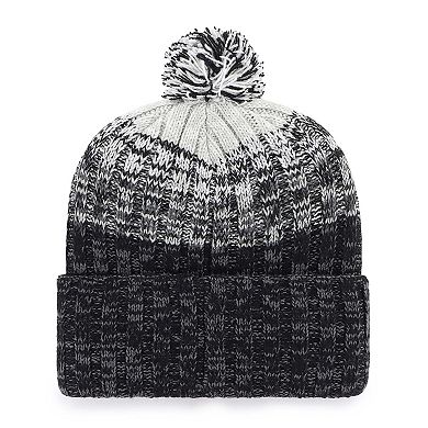 Men's '47 Black Chicago White Sox Cascade Cuffed Knit Hat with Pom