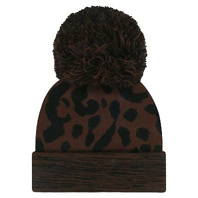 Women's '47 Brown Minnesota Twins Rosette Cuffed Knit Hat with Pom