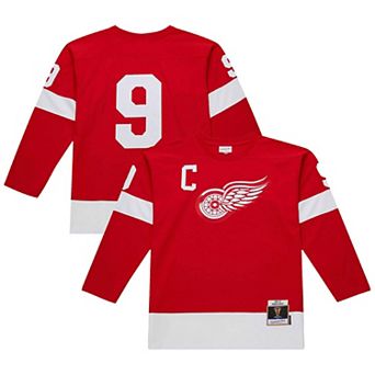 Men's Gordie Howe Scarlet Detroit Red Wings 1960-61 Power Play Jersey