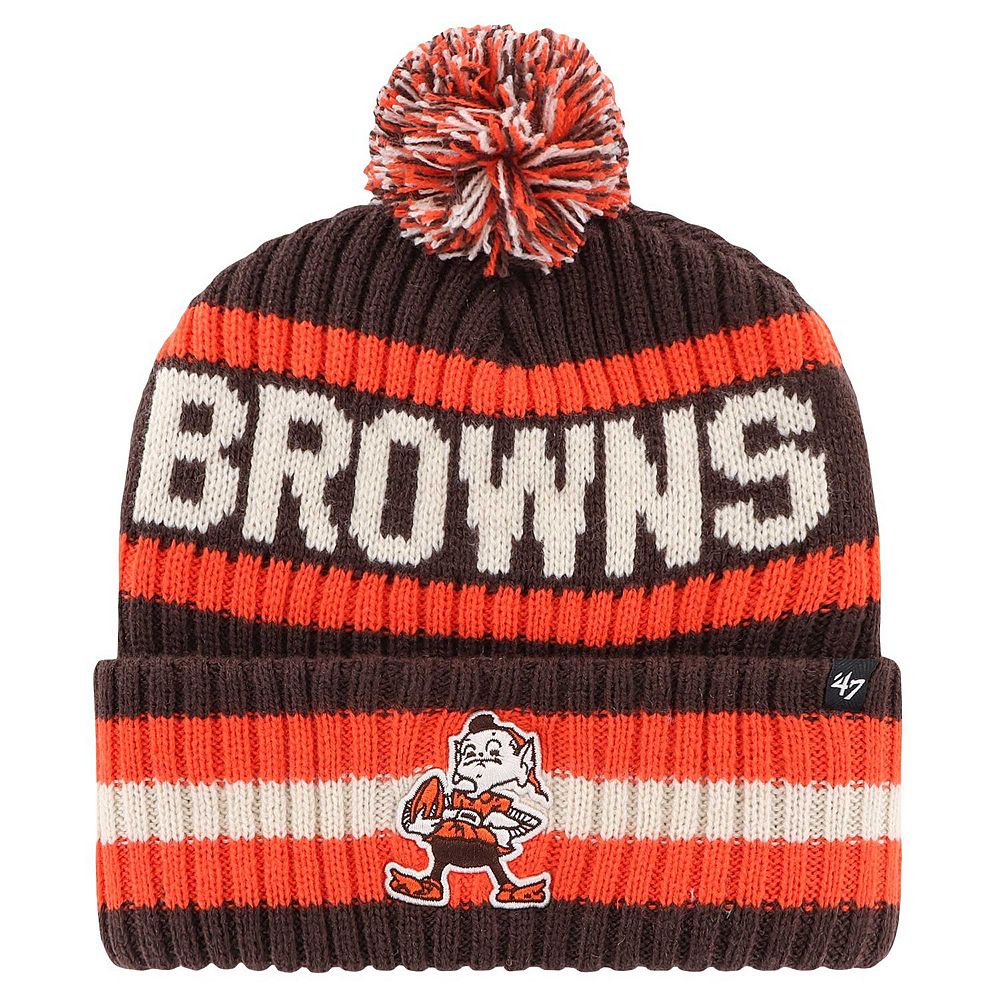 Men's '47 Brown Cleveland Browns Bering Legacy Cuffed Knit Hat