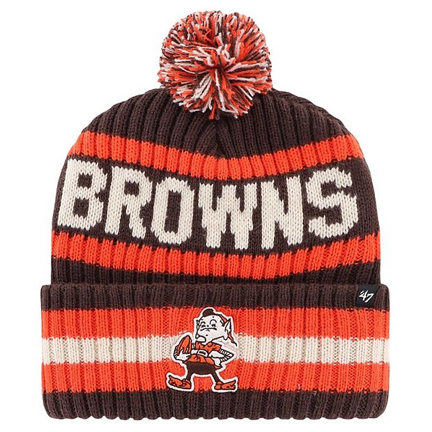 Men's '47 Brown Cleveland Browns Bering Legacy Cuffed Knit Hat