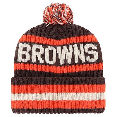 Men's '47 Brown Cleveland Browns Bering Legacy Cuffed Knit Hat