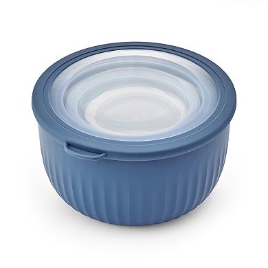 The Big One® 4-Piece Ridge Nesting Bowls & Lids Set