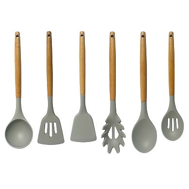The Big One® Wood Handle Cooking Utensil Set