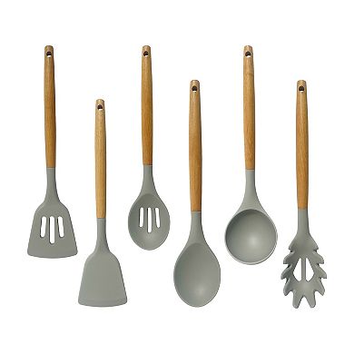 The Big One® Wood Handle Cooking Utensil Set