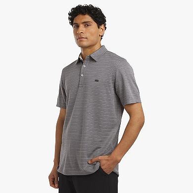 Chaps Men's Short Sleeve Textured Solid Polo