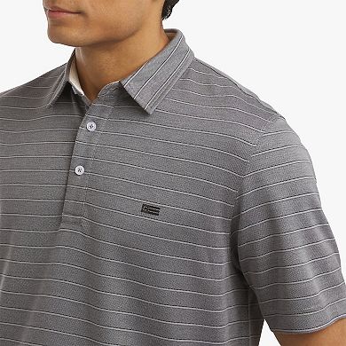 Chaps Men's Short Sleeve Textured Solid Polo