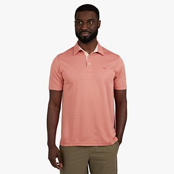 Chaps Men's Short Sleeve Textured Solid Polo