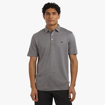 Chaps Men's Short Sleeve Textured Solid Polo