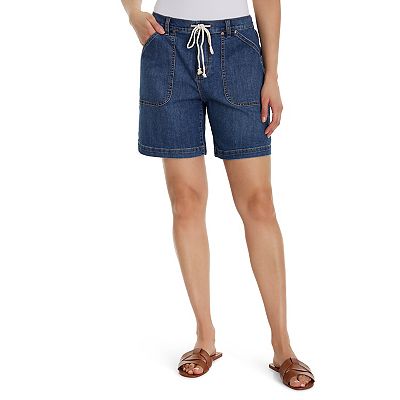 Women's Gloria Vanderbilt Patch Utility Shorts - Main Image