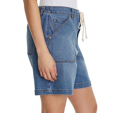Petite Gloria Vanderbilt Utility Shorts