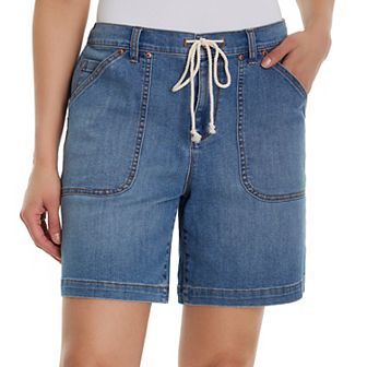Petite Gloria Vanderbilt Utility Shorts