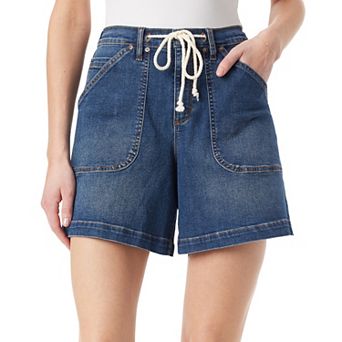 Petite Gloria Vanderbilt Utility Shorts