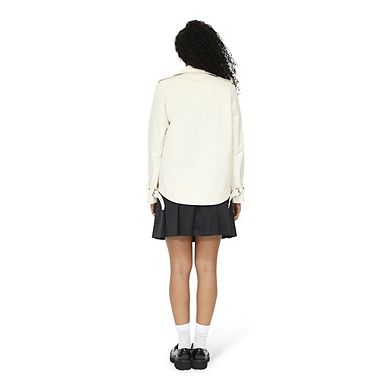 Cool Nights Cropped Trench Coat